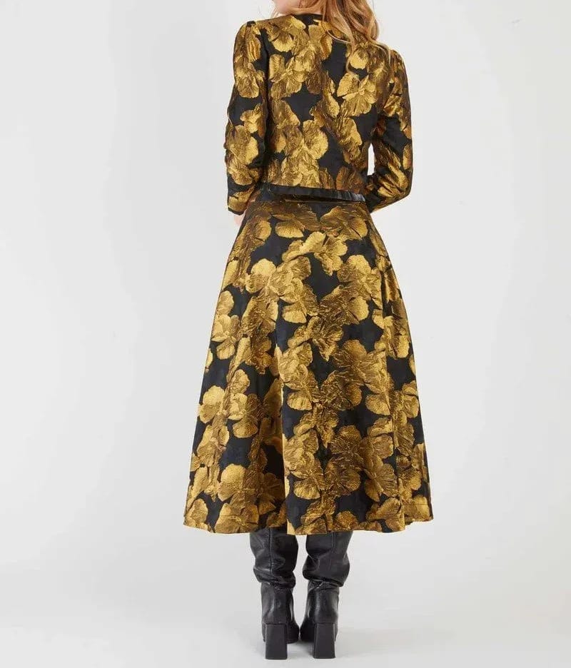 Jacket with floral print